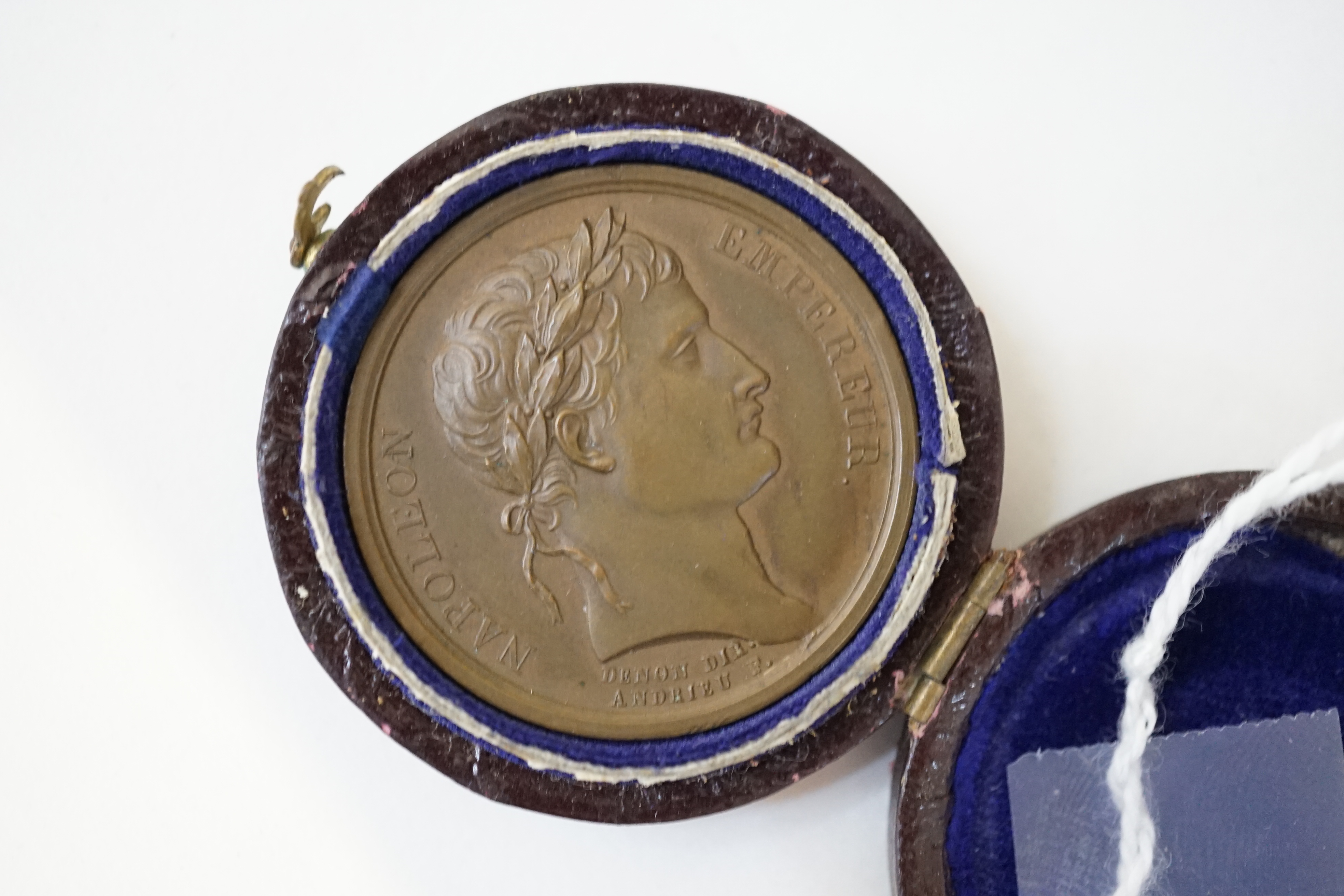 France, Coronation of Napoleon, 1804, a bronze medal by Droz & Jeuffroy, 40mm, in leather case (Bramsen 326)